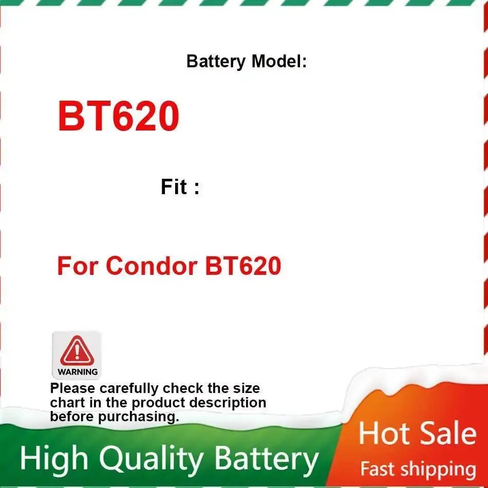 

Reliable Replacement For Condor BT620 4000Mah Strong Compatibility Mobile Phone Battery