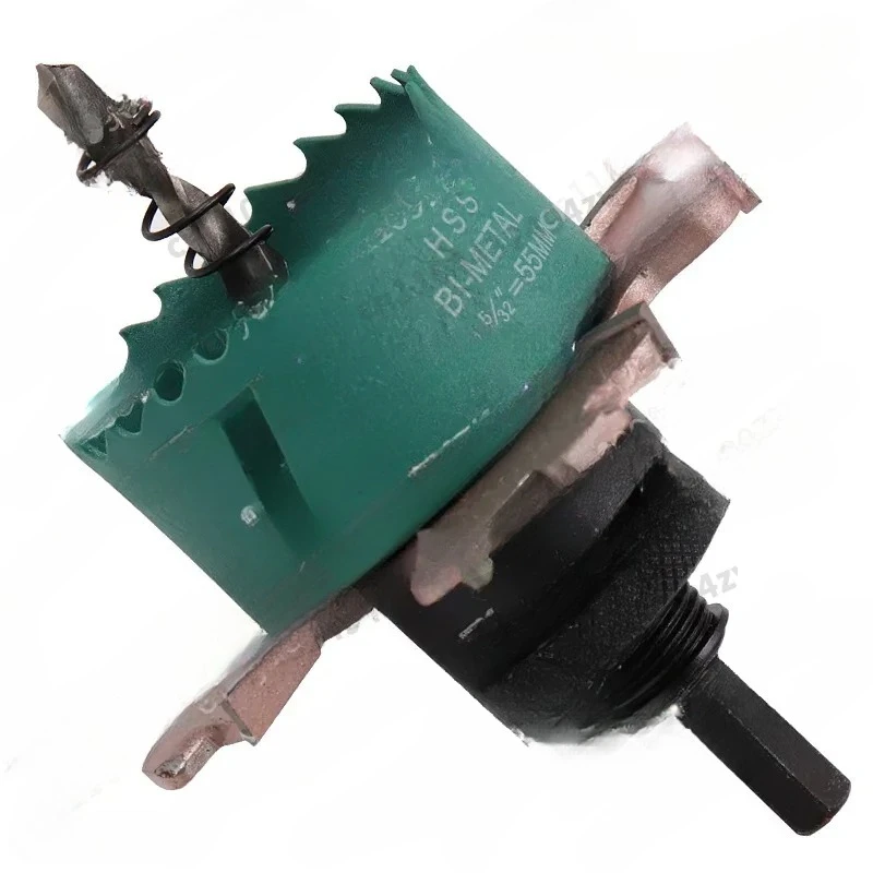 & Gypsum Board, Embedded Mounting Hardware, 75mm DiameterEdge-Free Recessed Downlight Hole Saw Kit for Ceiling, Wooden