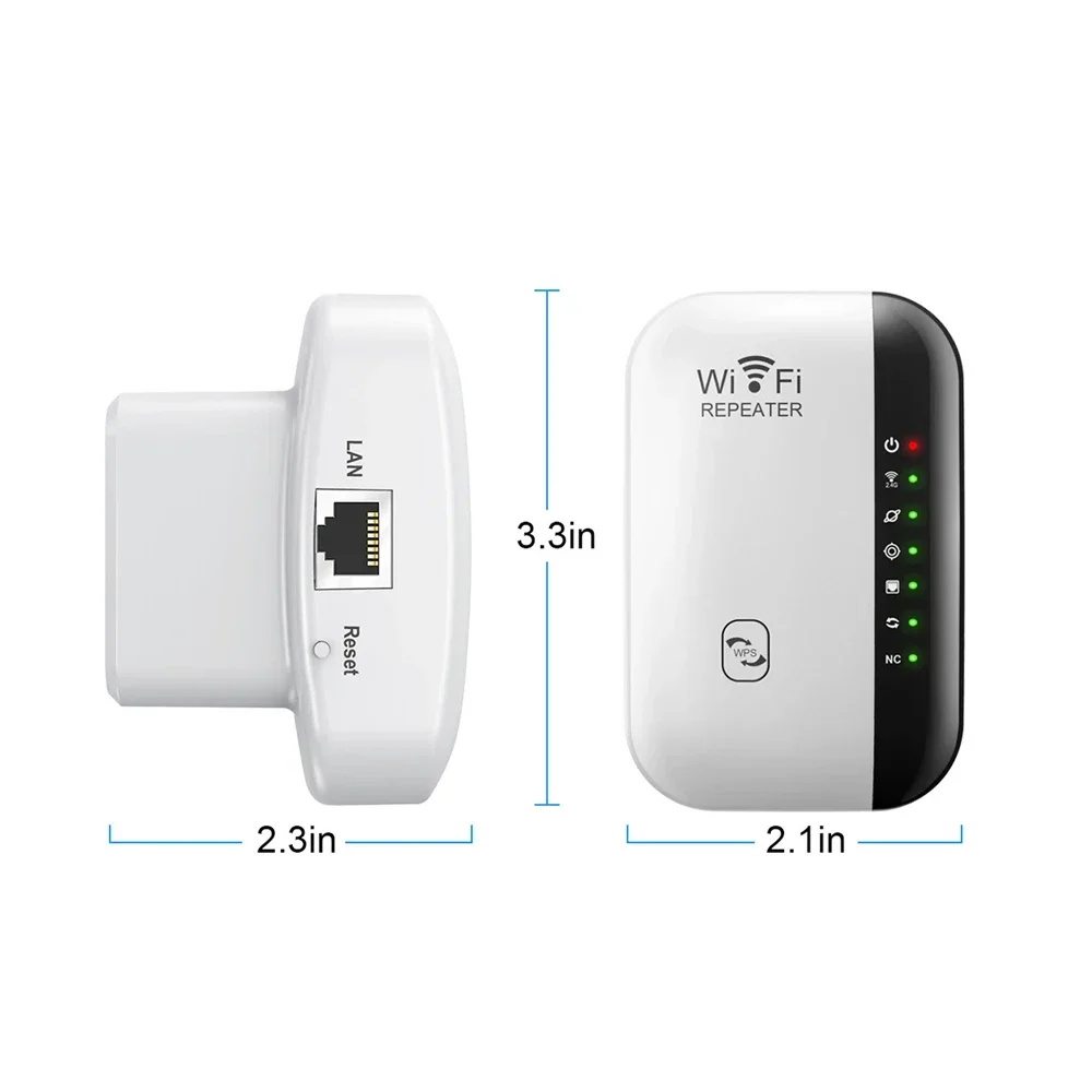 300Mbps Wireless WIFI Repeater 2.4G Router Wifi Range Extender amplificatore di segnale wi-fi 802.11N adattatore per scheda di rete per Router PC