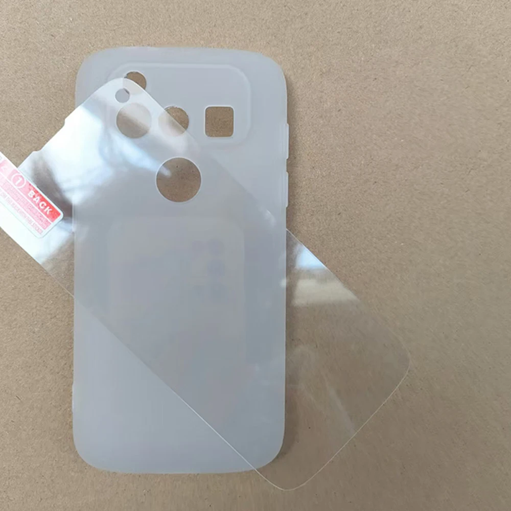 For Unihertz Jelly 2 2E 2S Star Max Shockproof Protective Case Soft Phone Cover or Comes with Anti Scratch Tempered Glass Set