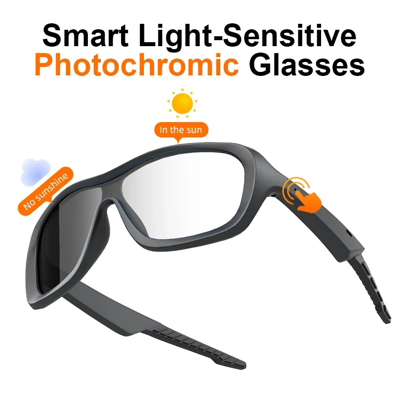 

2026 Smart Glasses HD Photo Video AI Record Translation Touch Photochromic Lenses Bluetooth Call Music Multifunction Glasses