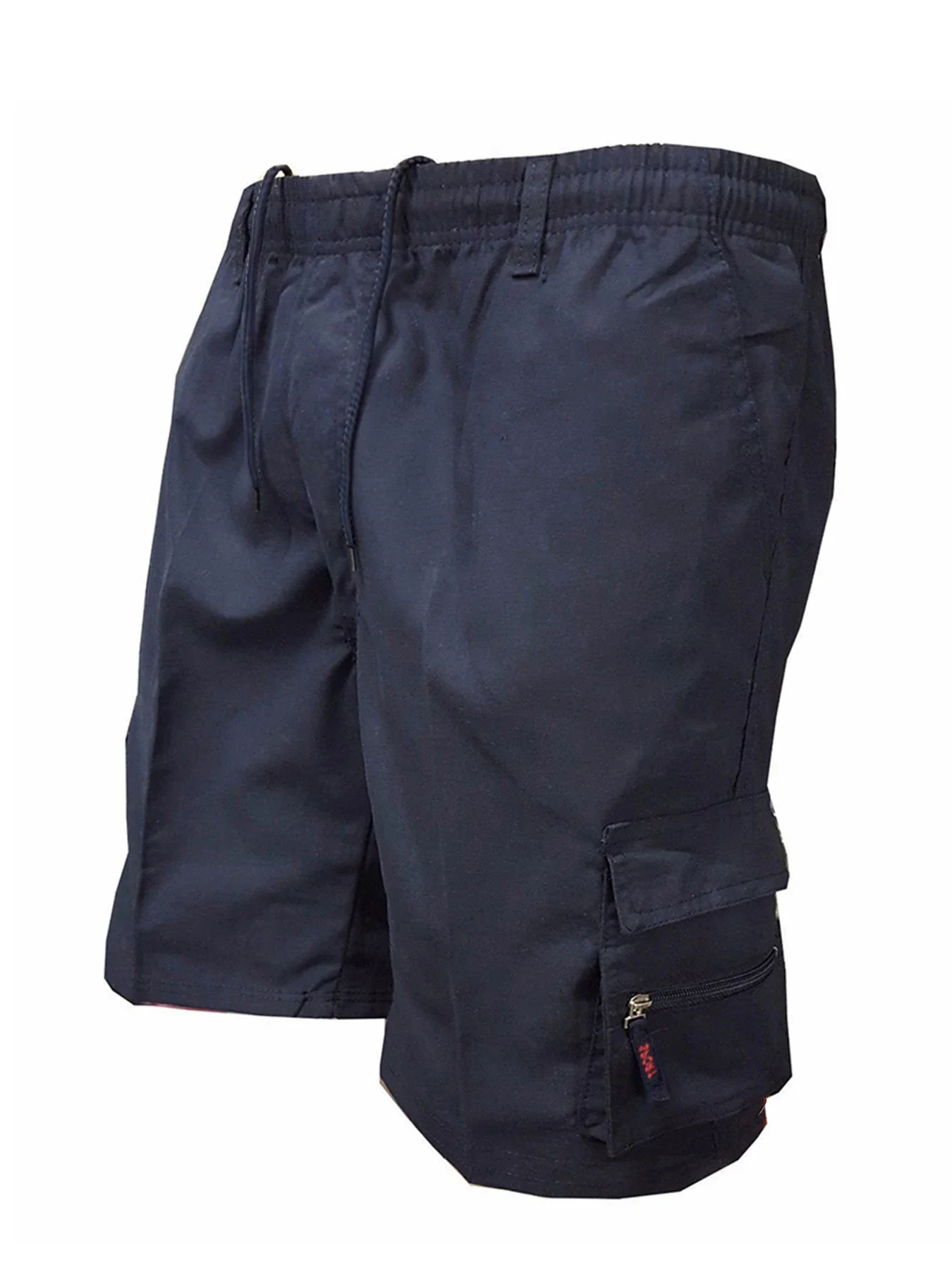 กางเกงขาสั้นผู้ชายหลวมขนาดใหญ่ Multi-Pocket Overalls ฤดูร้อนกางเกงขาสั้นสินค้าสบายกางเกงกลางแจ้ง Casual กีฬากางเกงชายหาด