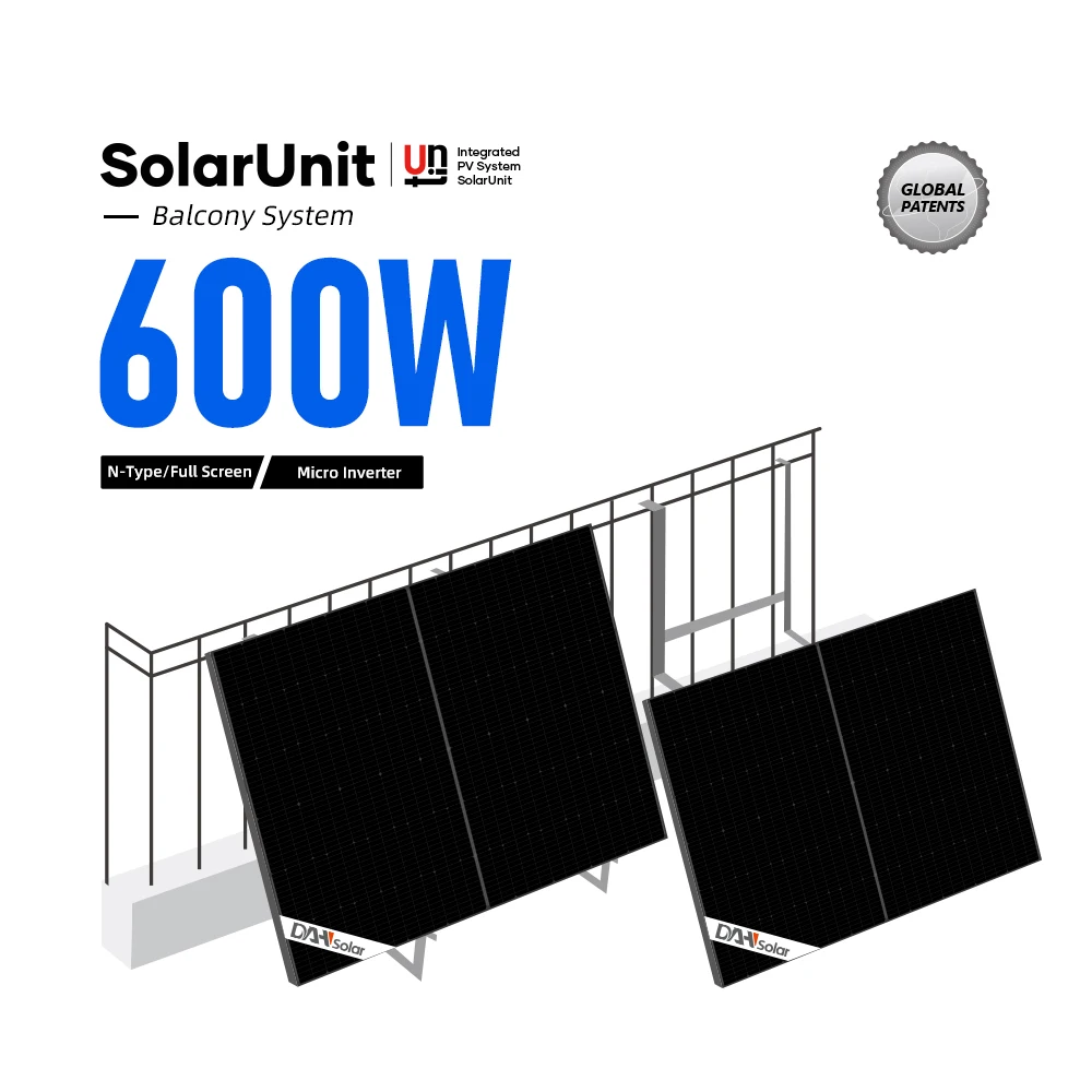 Solar High System Generation 600W 800W Complete set Balcony Power Plant for  home use