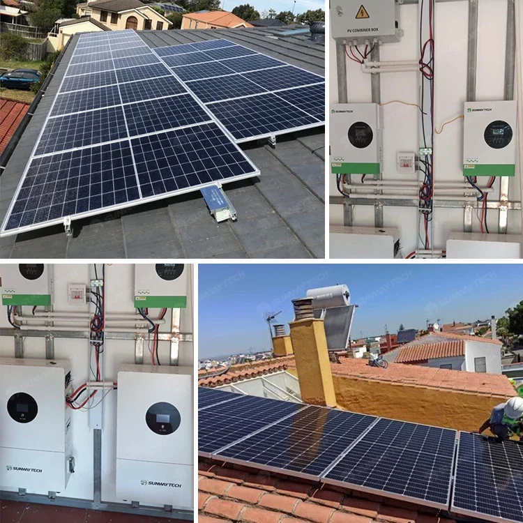 Kit completo de sistema Solar para el hogar, sistema de energía de batería Solar híbrida de 5kw, 10kw, 12kw, 10kwh, 20kwh, 30kwh, 40kwh, baterías de litio