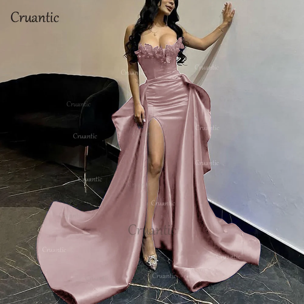 2025 جديد مثير حورية البحر حفلة موسيقية فساتين السهرة الحبيب الديكور سبليت فستان سهرة رسمي كوكتيل حفلة فستان حفلات مخصص