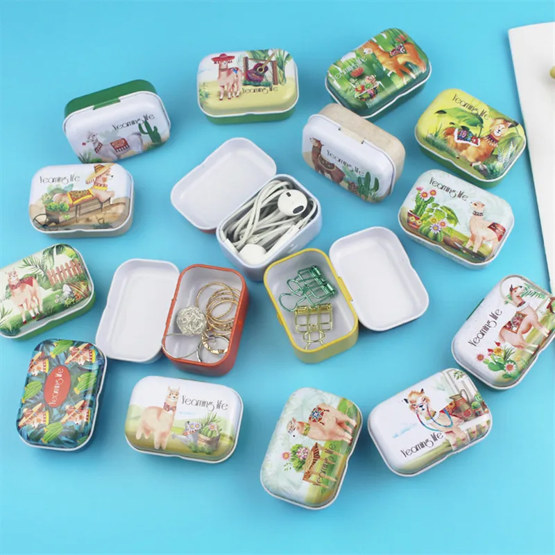 32Pieces/Lot Tin Box Mini Sealed Jar Packing Boxes Portable Coin Candy Jewelry Box Storage Boxes Cans With Collectables Display