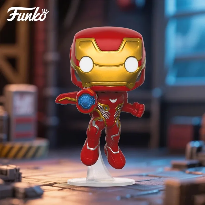 Funko POP Original Marvel Iron Man Anime Figure Tony Stark Action Figure Toys for Boys Girls Gift Collectible Model Ornaments - Image 4