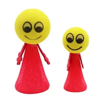 5Pcs/Pack  Jumping Doll Kids Bounce Ball Toys Educational Game Expressions Push&DownToys Gifts for Children