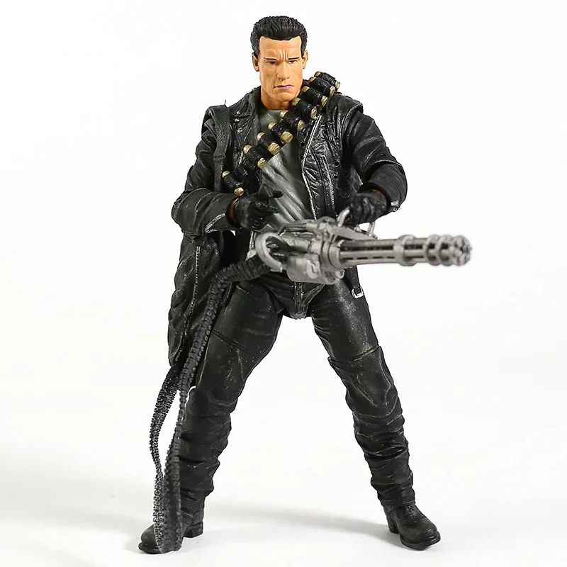 NECA Terminator T-800 Arnold Schwarzenegger Action Figure Figurine Collection Model Doll Toy Gift