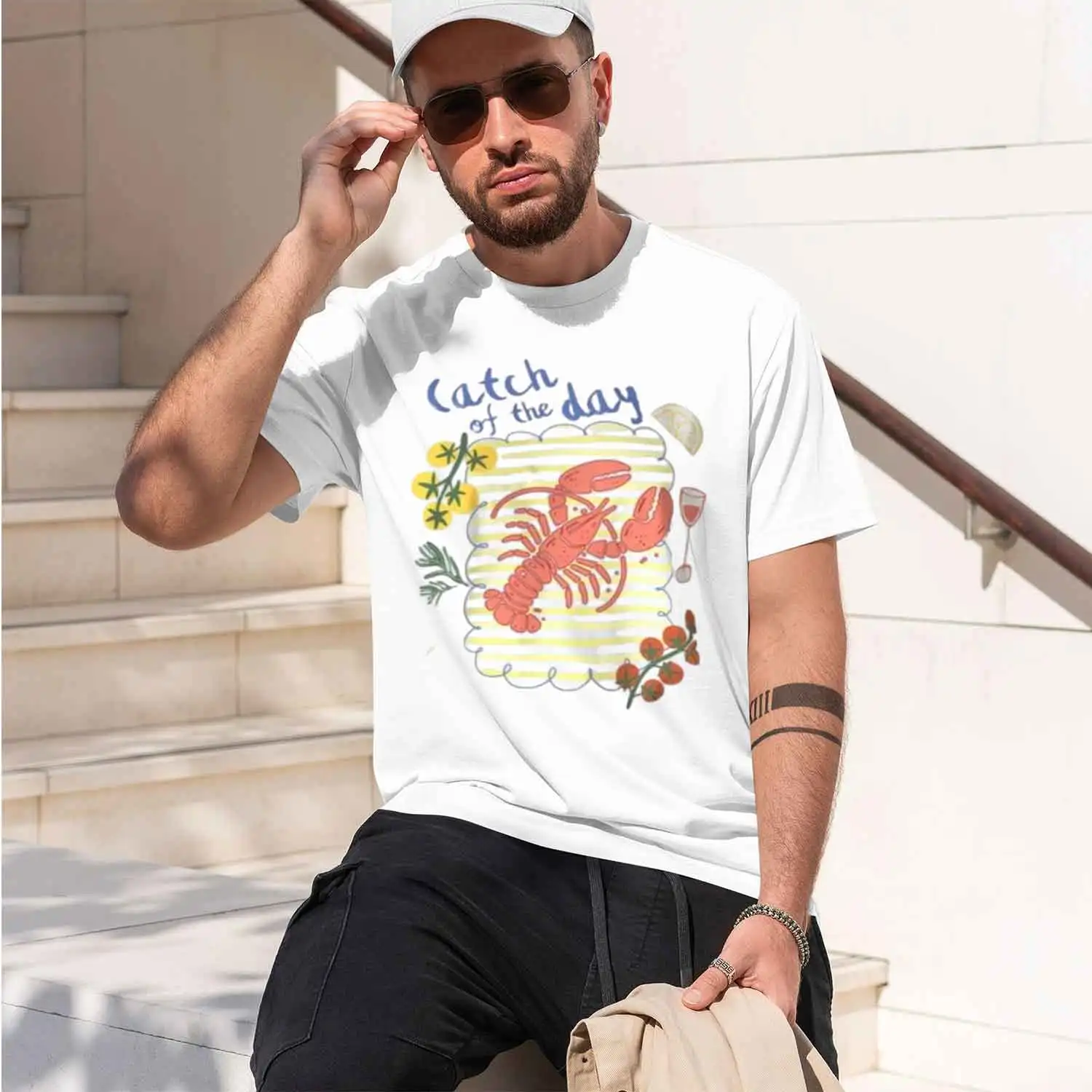 Lobster of The Day Grh T Shirts Seafood Fisherman Core Maritime Nautal Coastal Foo Woman Man T-shirt 2026 New Model Men’s Short-
