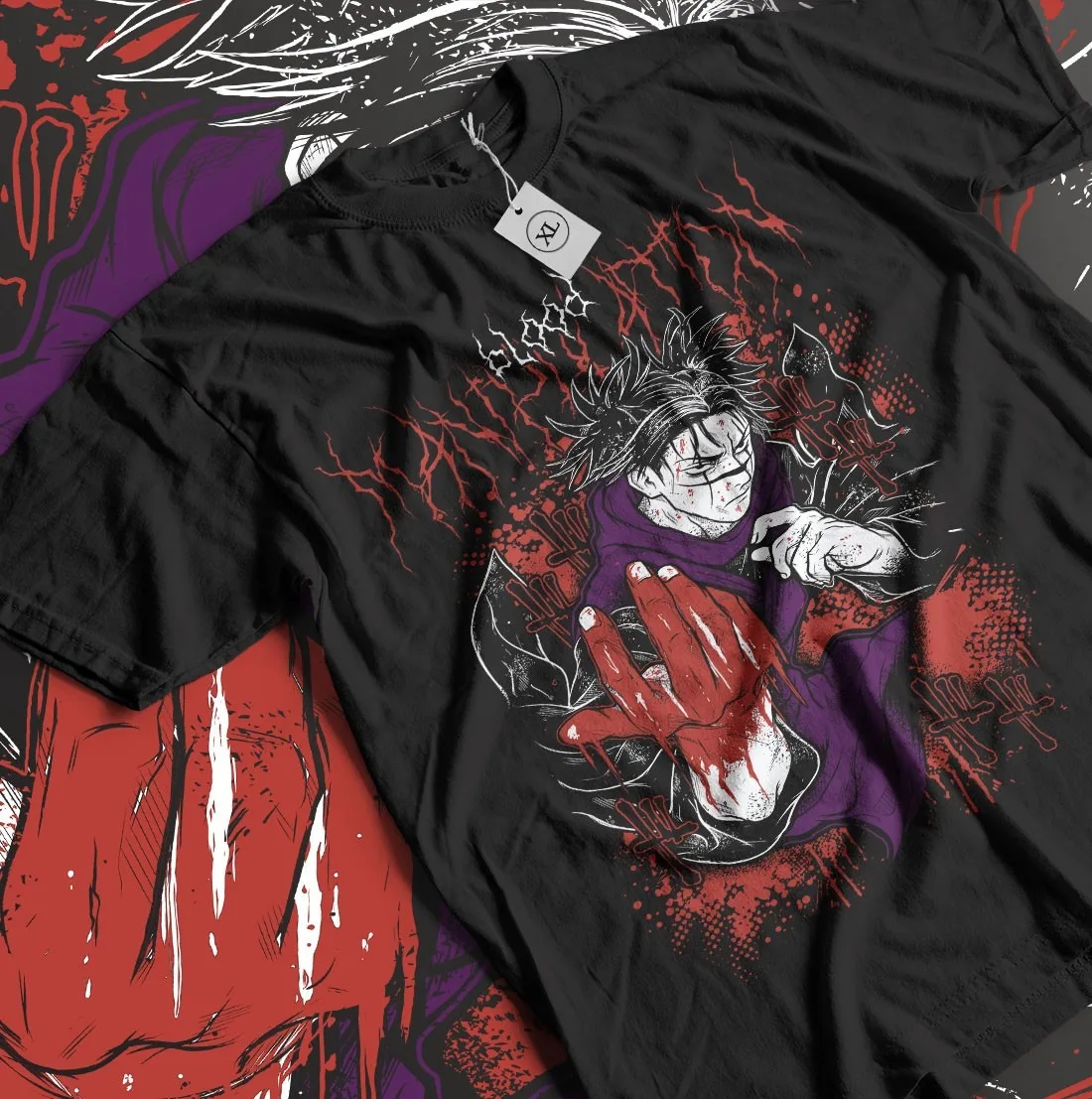 2026 Sommer Jujutsu Kaisen Anime Choso Bedrucktes Lockeres Kurzarm-T-Shirt aus Reiner Baumwolle für Kinder Unisex Lässig Y2k