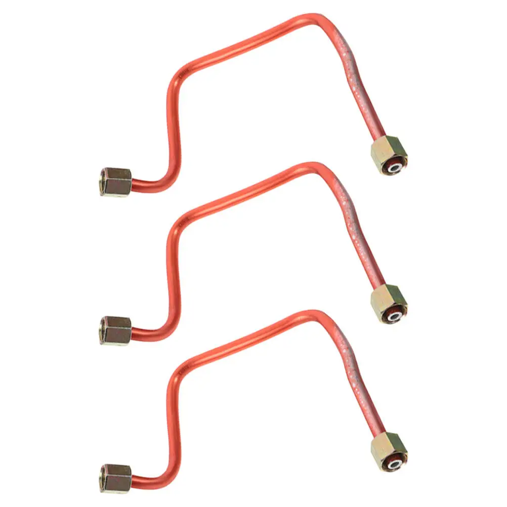 

3Pcs Aluminum Alloy Air Compressor Exhaust Tube Copper Connection Pneumatic Hose Oil-Free Design for Stable Air Compression