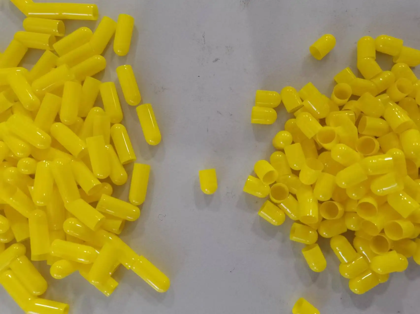 yellow Size 0# Empty Capsules Gelatin  Capsules Hollow Hard Gelatin  Seperated Joined Capsules 1000pcs - Image 4