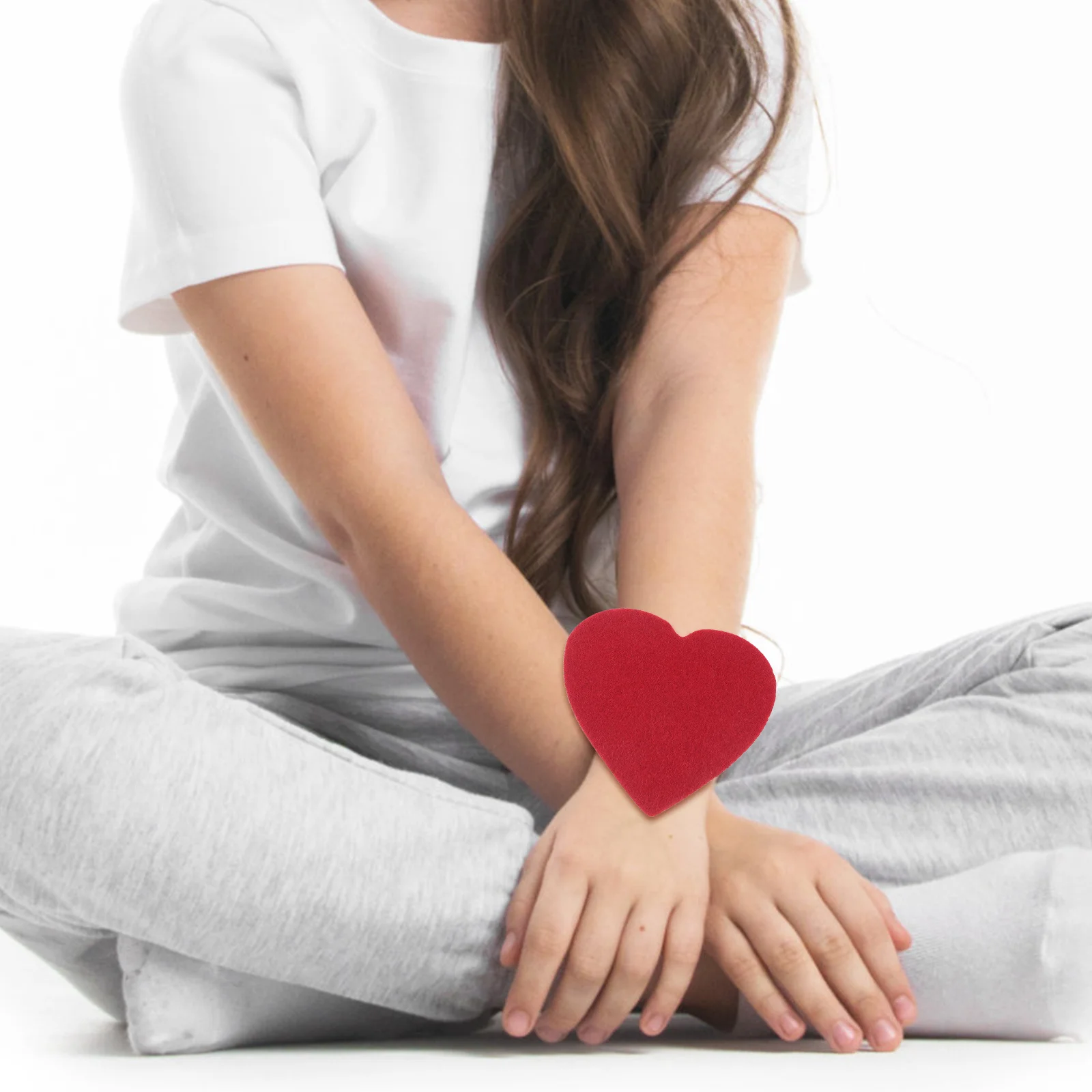 

2 Pcs Bracelet Decorative Felt Bands Colorful Accessories Kit Crafting Fun for Kids Diy Holiday