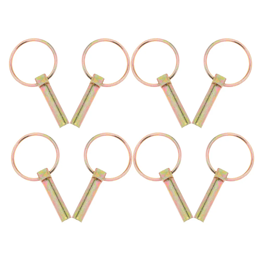 

8Pcs Locking Pins Safety Heavy Duty Durable Trailer Hitch Pins for Truck Tractor Cart Mower Trailer Anti-Theft