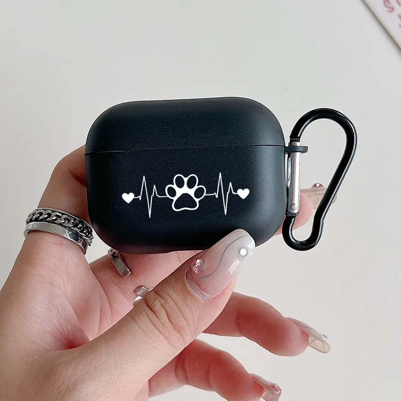 Casing Pelindung Headset Nirkabel Pola Melompat Cetak Kaki Kreatif untuk Airpods 4 3 1/2 Pro 2 dan Casing Earbud Bergaya TPU Pro