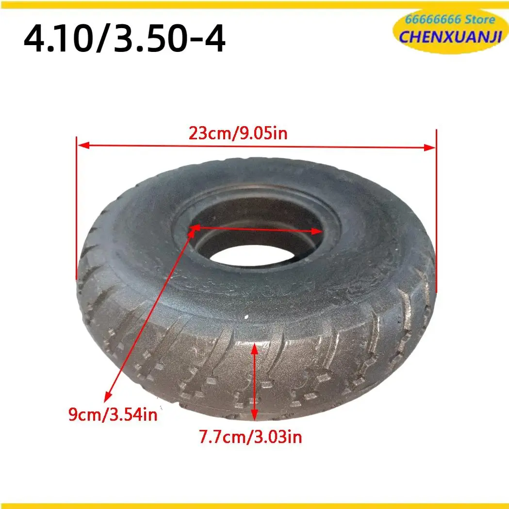 

Durable 10 inch solid tires for electric scooters, non-pneumatic 4.10/3.50-4 size for reliable wheel replacement