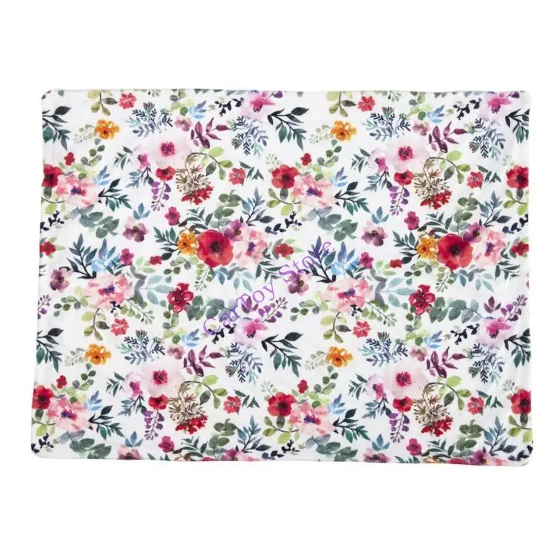 634F طفل يتلقى بطانية مع دعم منقط الأزهار المطبوعة الفراش الفراش