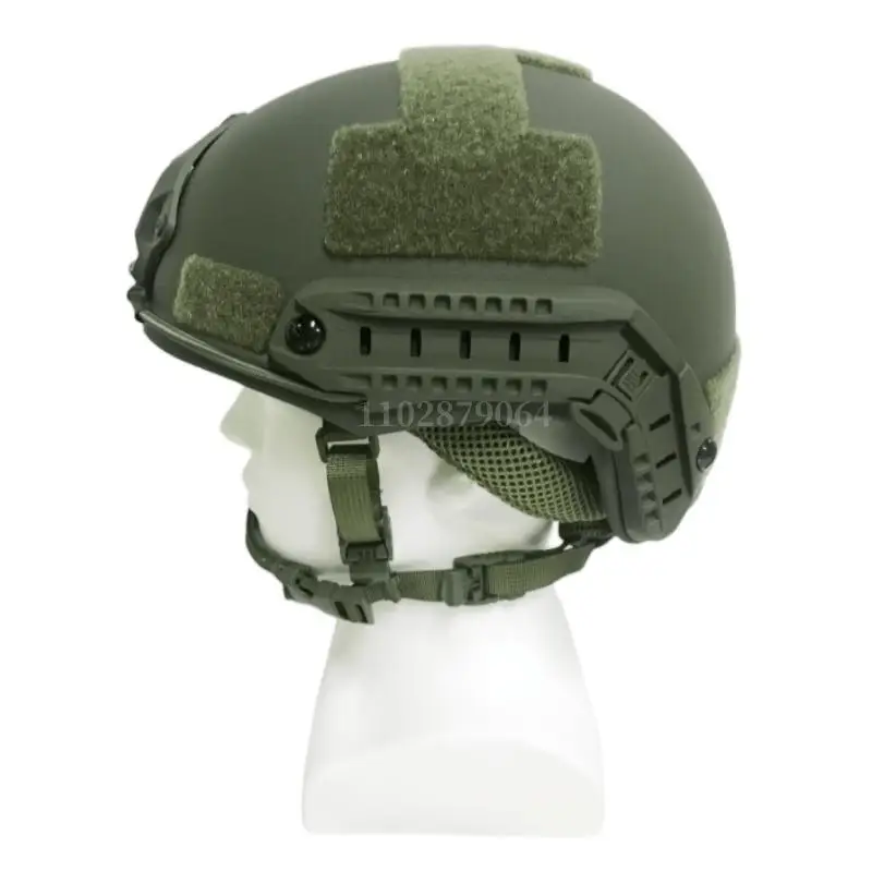 Ballistic Helmet -Wendy Aramid Kevlar Tactical Ballistic Helmet FAST army green NIJ IIIA.44 High Cut - Bulletproof helmet