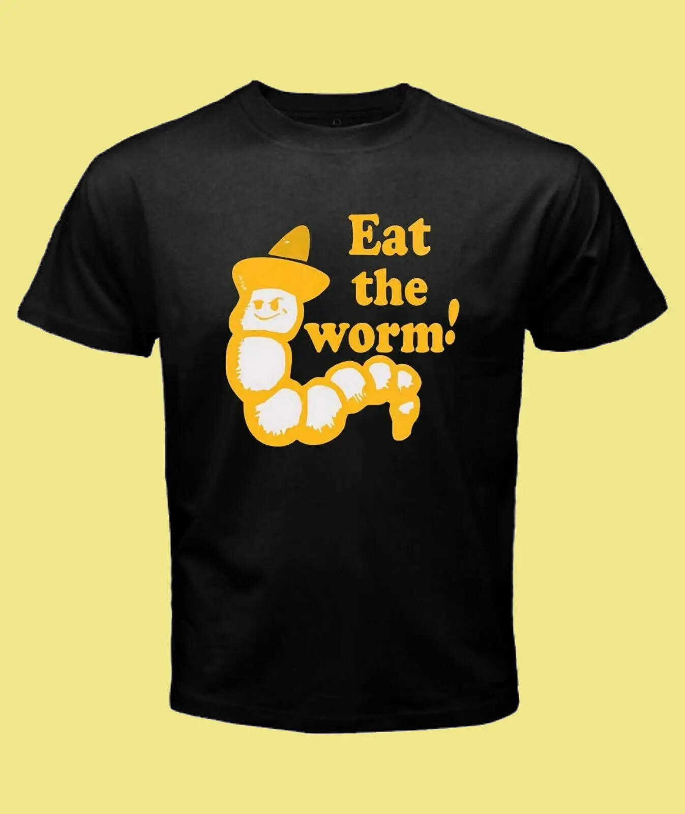 New EAT THE WORM Monte Alban Mezcal Tequila Liquor Mens T SHIRT TEE S 2XL