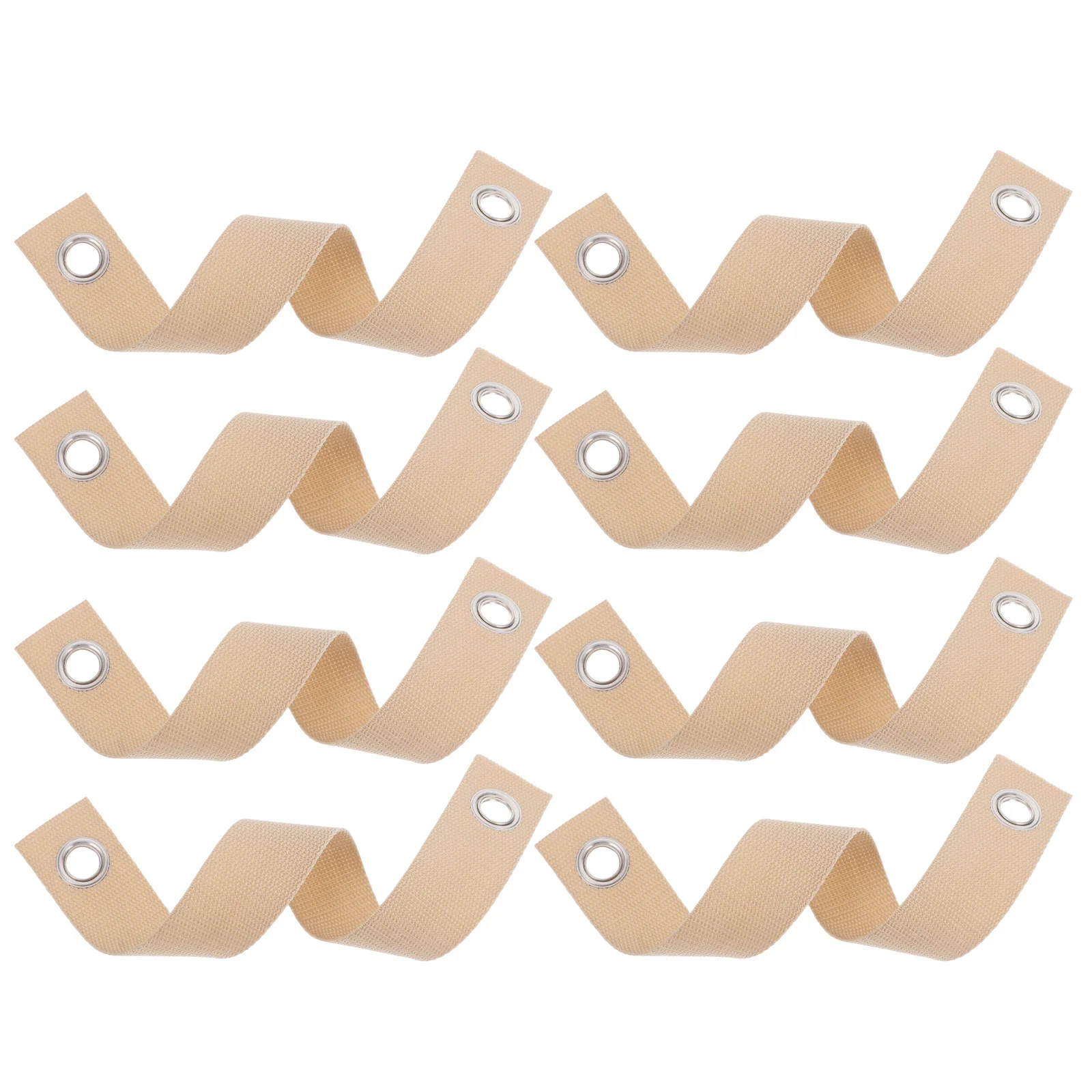 

8pcs Tree Support Straps Heavy Duty Nylon For Straightening Saplings Branches With Grommet Plant Stabilization Rope