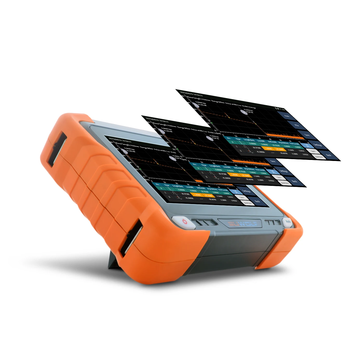 

SUWOLF 1310/1550 нм 32/30 дБ SM OTDR 7-дюймовый оптоволоконный тестер с сенсорным экраном Оптический рефлектометр во временной области с VFL OPM OLS