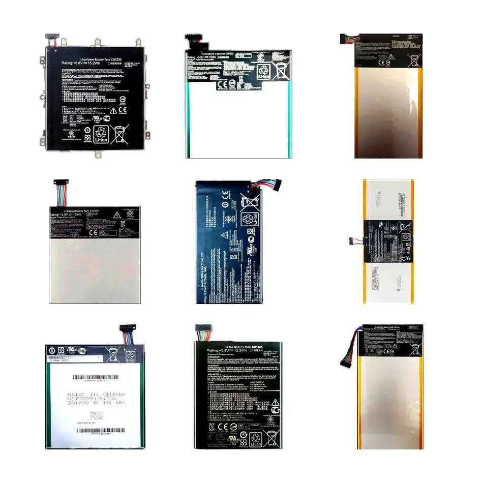 

C11P1304 C11P1330 B11P1405 3090-6560Mah For Asus Memo Pad HD K00a Me172v 8 10 10.1 7 Me173x Me175kg Me70cx Me7610c Battery