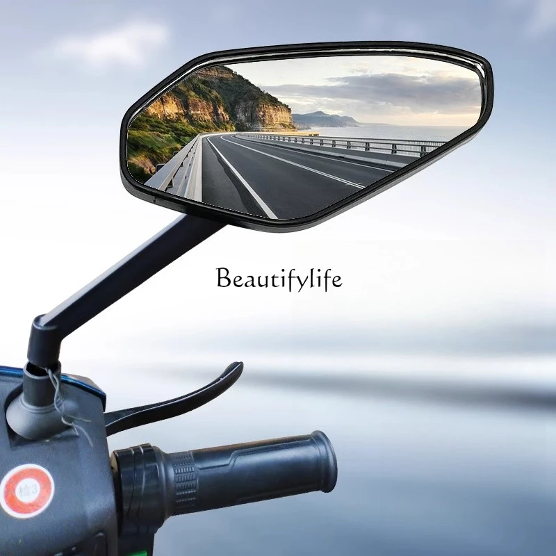 

Electric bicycle rearview mirror universal battery car rearview mirror large