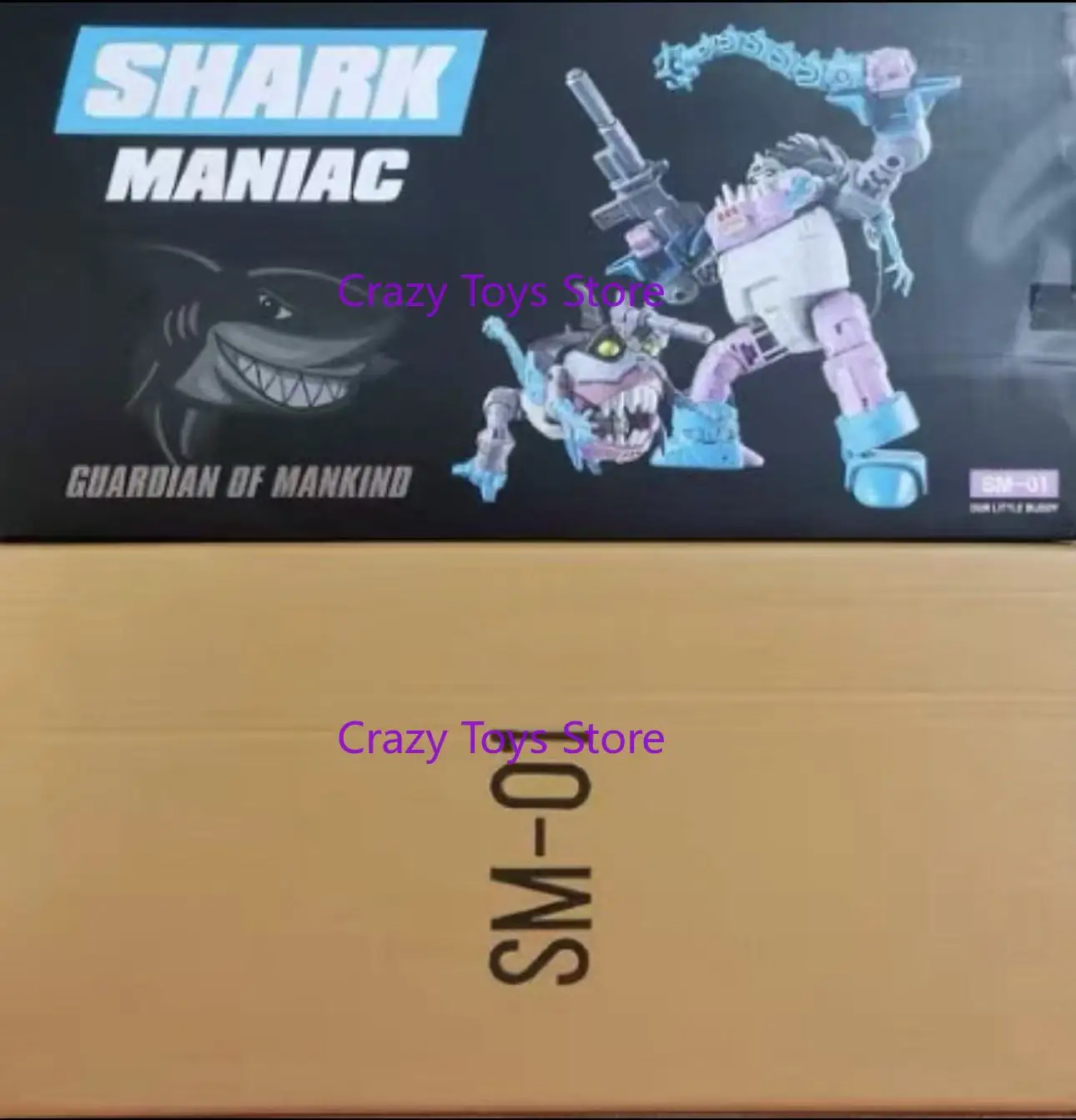 En Stock SM01 SM-01 17cm versión agrandada Sharkticon Shark Squad SS86 conjunto de 3 piezas figura de acción juguete Robot coleccionable