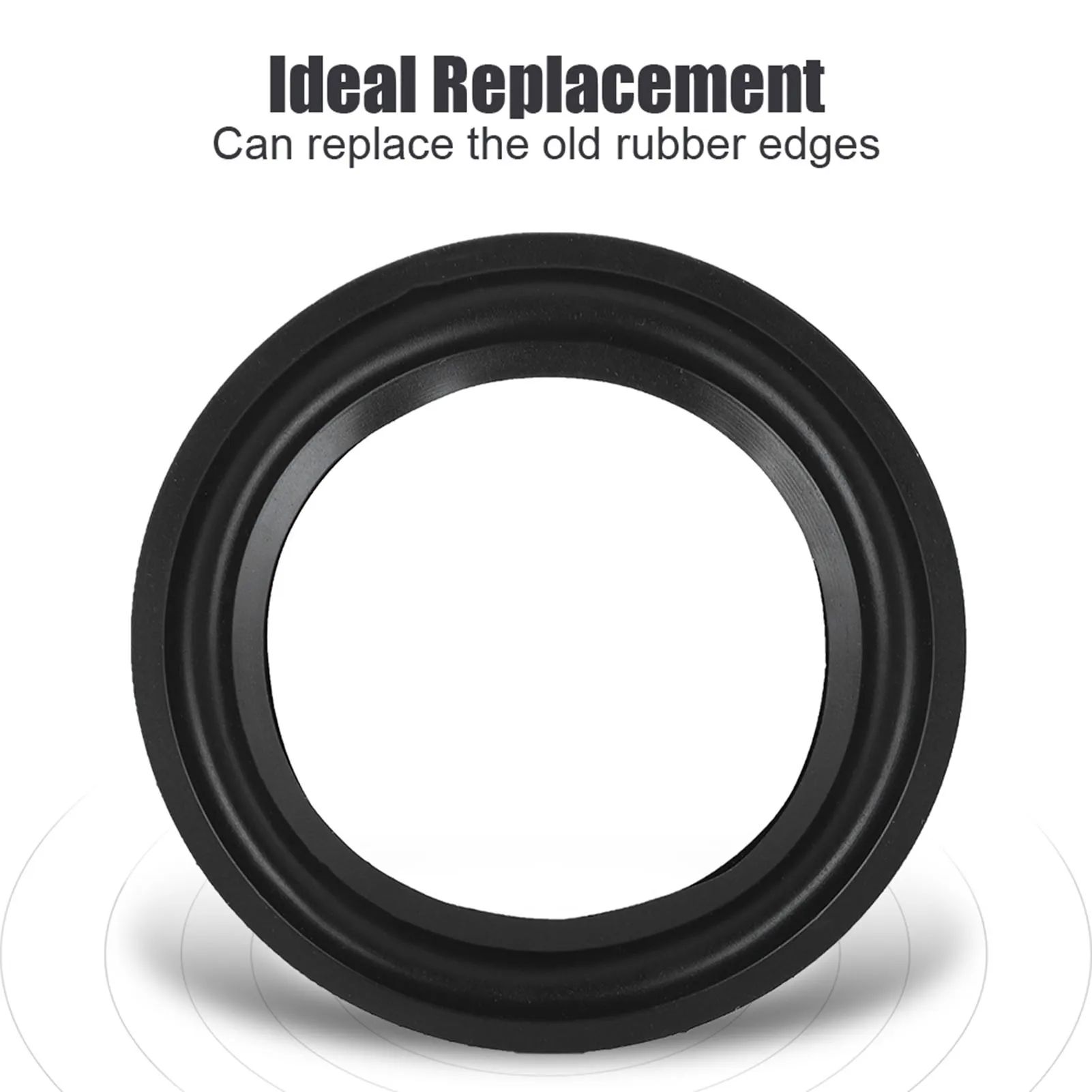 5\'\' Speaker Surround Repair Subwoofer Foam Edge Woofer Repair Part Replacement Black