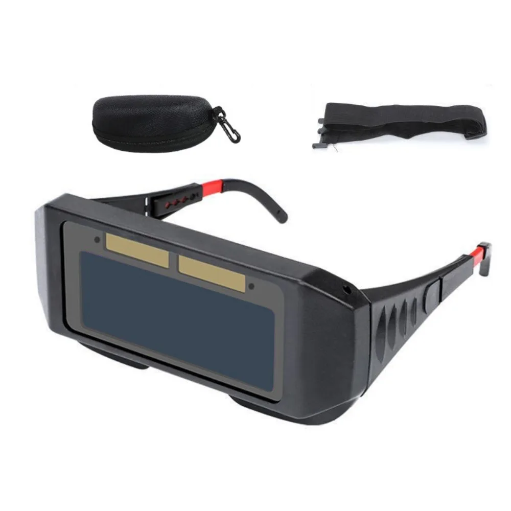 

5 Protective Sheets Welding Goggles Eye Protection Large View Safety Eyes Shield Adjustable Anti Impact Brazing Eyewear Worker