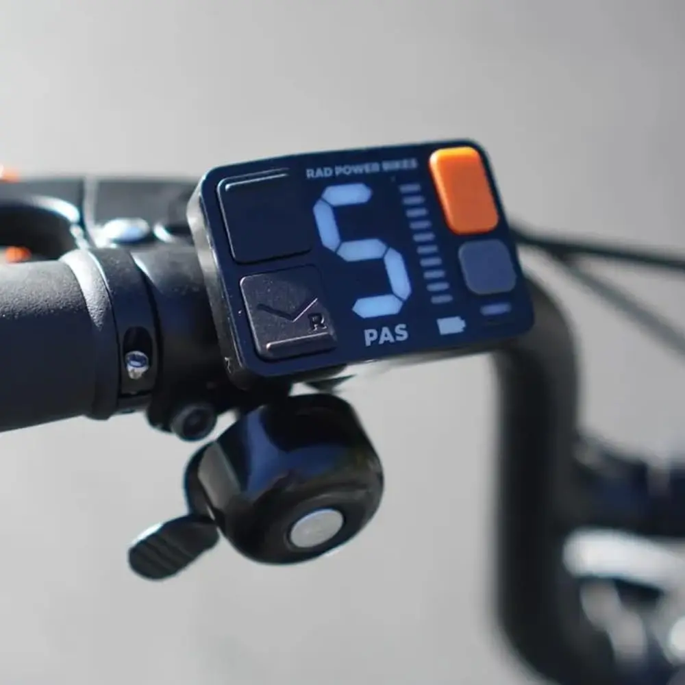 Rad Power LCD Display Meter 48V Ebike Speed Control Screen Panel with Waterproof 5-pin Male Connector