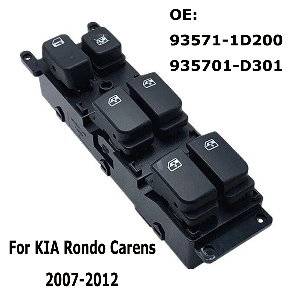 Front Left Electric Power Window Switch Control Button For KIA Rondo Carens 2007-2012 Car Accessories 93571-1D200 935701-D301