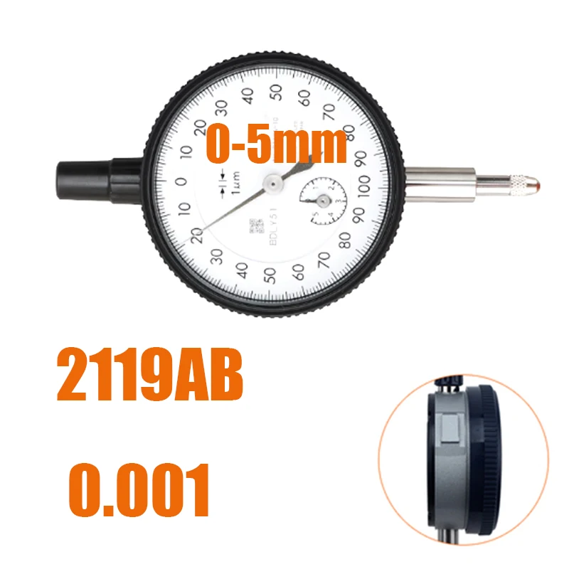 Origineel 2046 2109A meetklok AB hoge precisie 0-1mm 0-10mm 0-0.8mm 513-404 513-475 513-415 513-401E 513-444 454