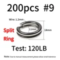 200pcs split 9