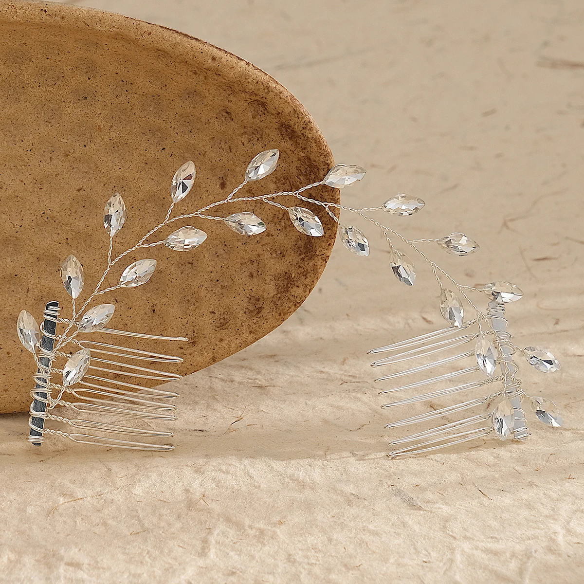 

Медная проволока ручной работы, двойная расческа, лоза для волос, Женская металлическая лента для волос, свадебные аксессуары для волос для невесты