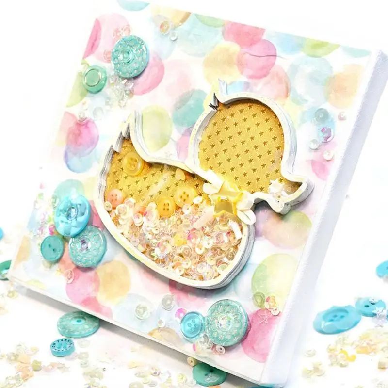 45BE Duck Shaker Metal Cutting Dies Stencil DIY Scrapbooking Embossing Template