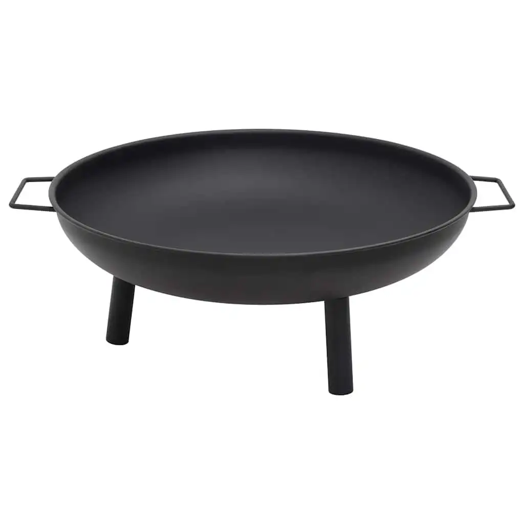 vidaXL Brasero d'extérieur en acier massif, bol à feu pour patio 67,5x58x22,5 cm, pour jardin, cour, camping, soirées en plein air