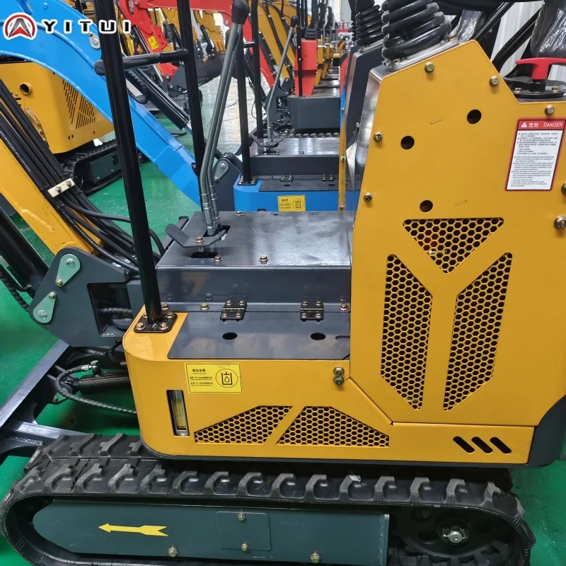 La fabbrica di mini escavatori in Cina supporta l'ampia gamma di utilizzo personalizzata Ce Epa Euro 5 Minigavatore da 1,2 tonnellate