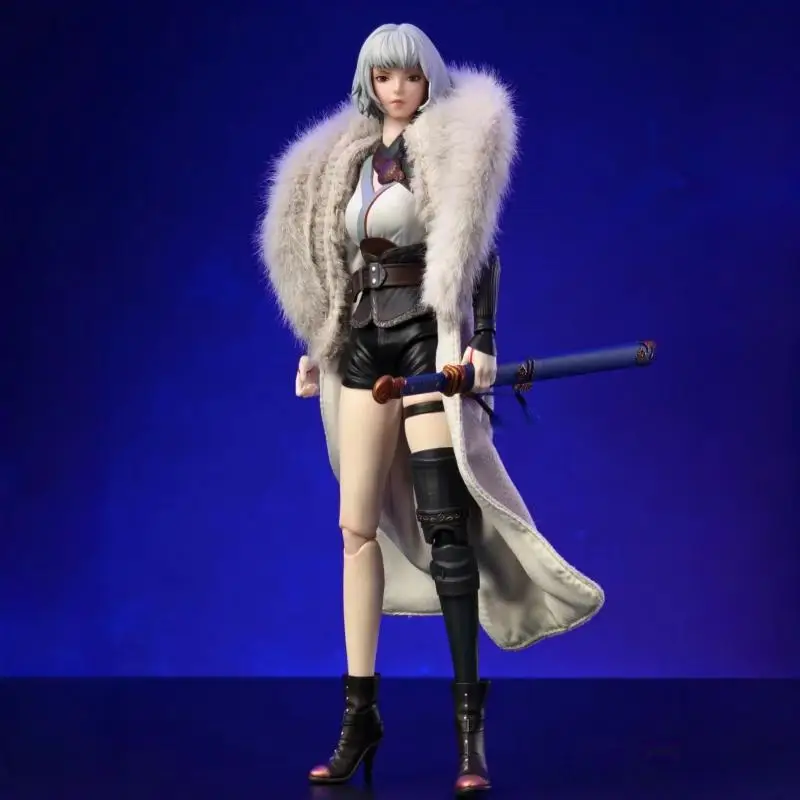 Gong 1/8 figura de ação ling gaiola bai yuekui pano roupa articulada anime donghua personagem brinquedo modelo colecionável