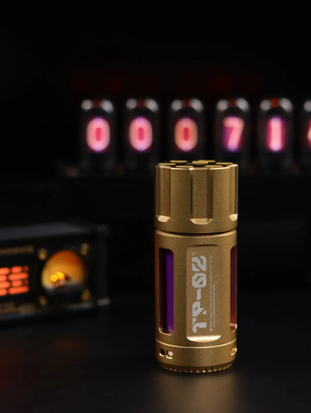 

Мобильный аккумулятор Trozk Revolver 5000 мАч, золотой металлический зажим для быстрой зарядки PD20W, портативный аккумулятор