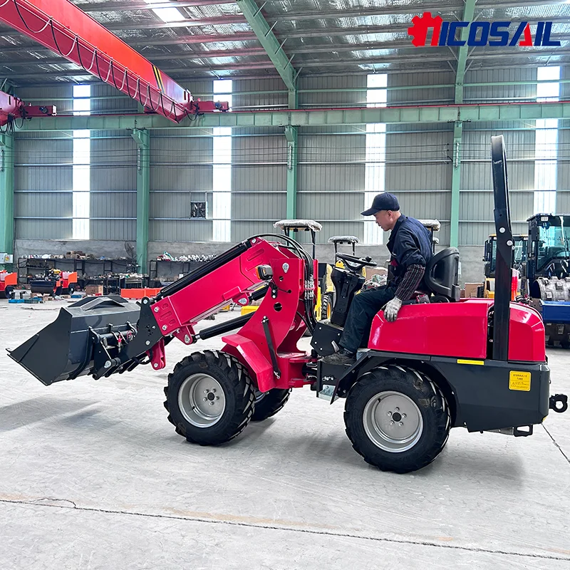 

5.5 Ton CL946 Front Loader Telescopic Arm New 4-Wheel Front End Loader with Bucket 2 Ton Rated Load Track Drive Type