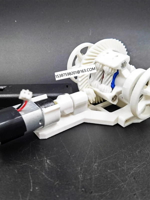 

3D printing of a demonstration model of the dynamic principle of automotive Tosen A-type limited slip differential