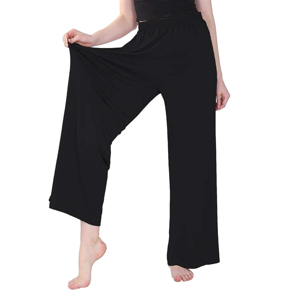 PLUS SIZE 6XL 7XL Pajamas Pants Female Spring Summer Cotton Sleepwear Sleep Bottoms Solid Color Casual Loungewear Home Clothes