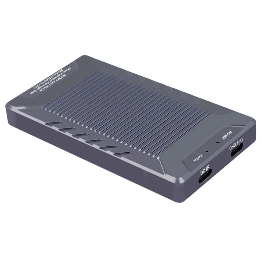 

AC56-M.2 NVME SATA NGFF SSD Корпус Однокристальный двойной протокол Двойной диск USB3.2 10 ГБ Мобильный накопитель Жесткий диск Коробка