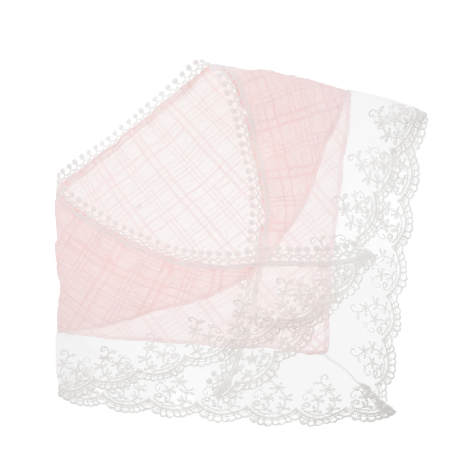 

Triangle Headscarf Bandana Hairband Lightweight Breathable Fabric Handcrafted Retro Style NonSlip Lace Scarf Versatile Use