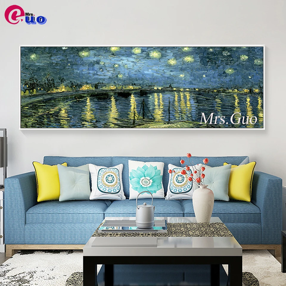 DIY 5D Diamond Paining Van Gogh Starry Night Cross Stitch kits Abstract Painting Diamond Embroidery Mosaic Hobby Craft