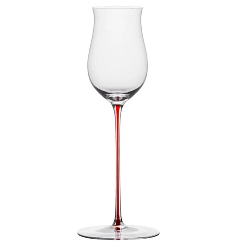 

B-Est Red Rod For Whiskey Tasting Glass Handmade Crystal Flared Wine Glass For Enhanced Aroma And Flavor Experience For Sweet