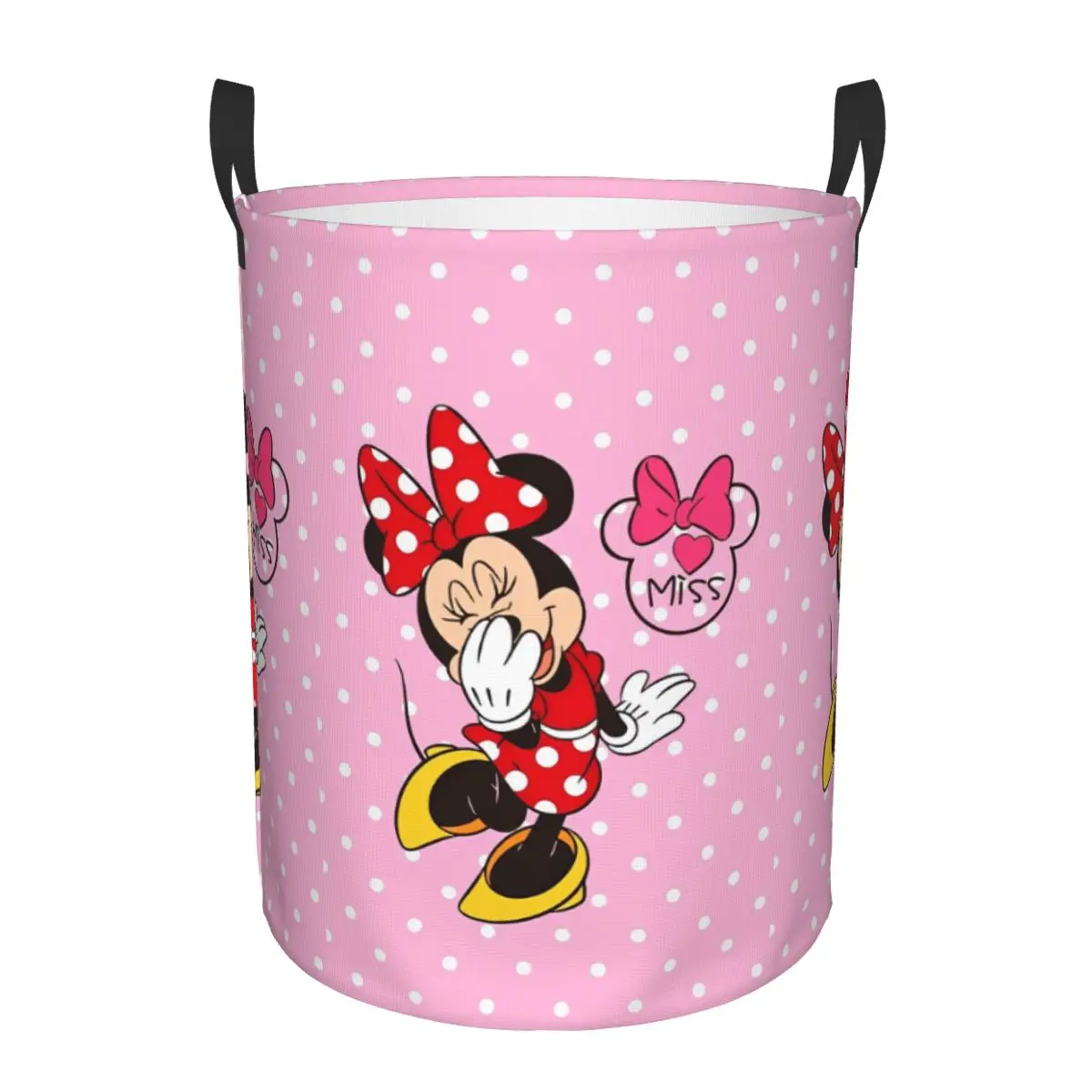 Disney Minnie Mouse Mickey Toys Storage Basket Box Organizer Bins for Game Room