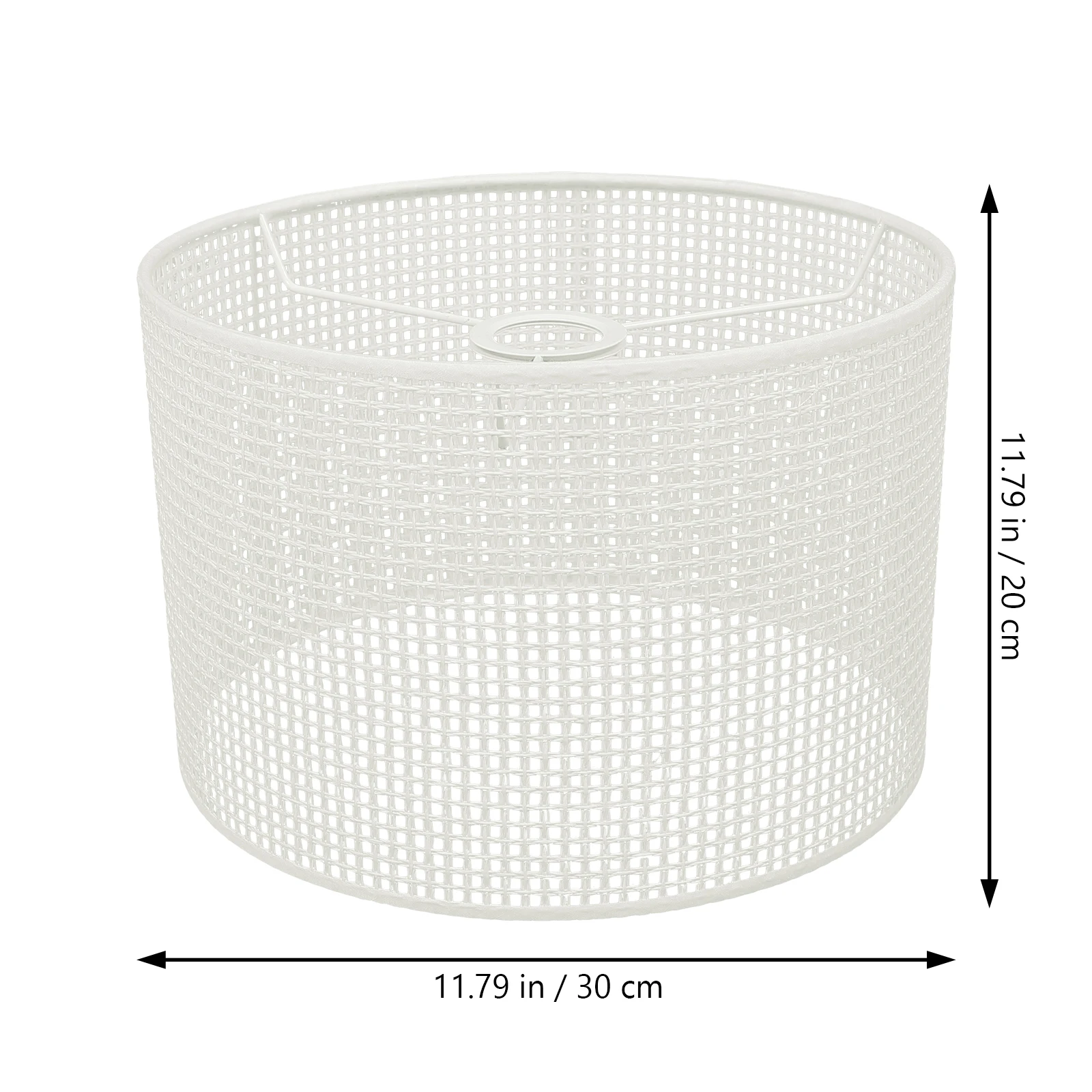

Lampshade Woven Linen Cloth Iron Bedroom Living Room Light Shade Soften Eye Protection Decorative Modern Farmhouse Floor Desk
